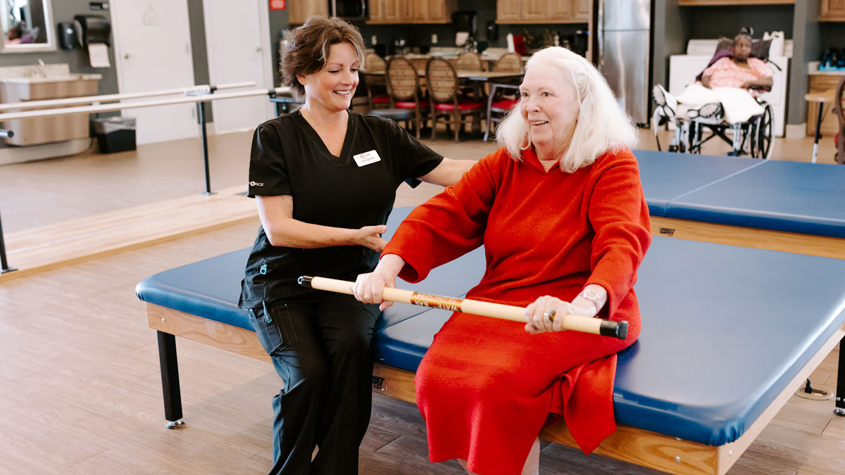 Therapy &amp; Rehabilitation at Green House Cottages of Poplar Grove